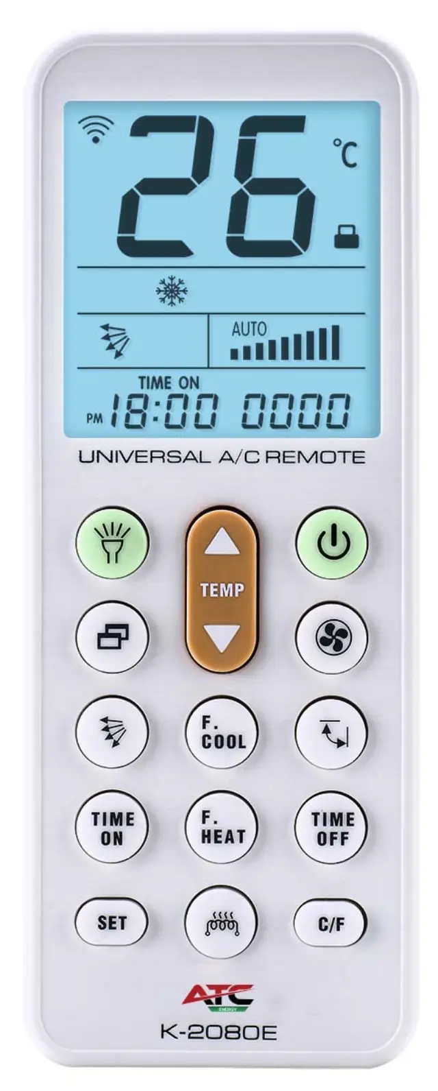 ATC K-2080E AC Universal Τηλεχειριστήριο 03.005.0218