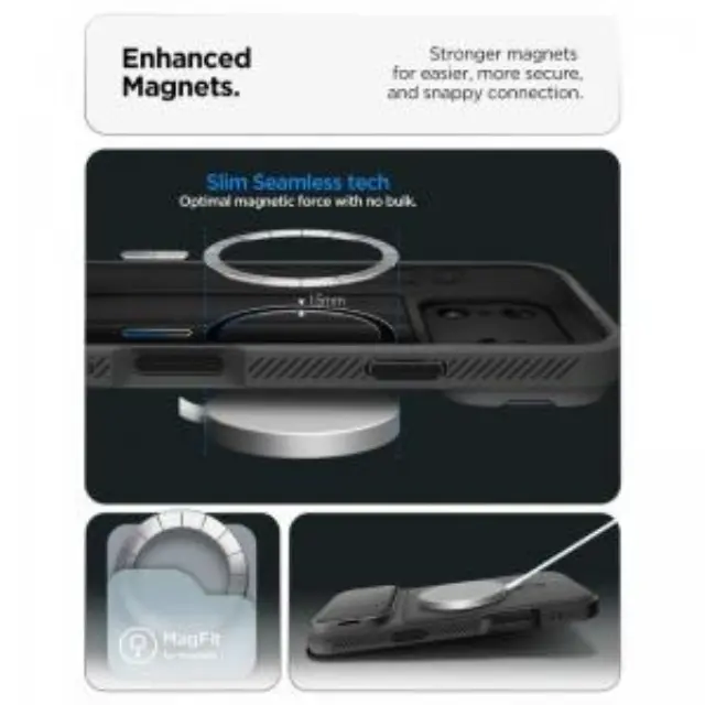 Θήκη TPU Spigen Apple iPhone 18 Pro/ 17 Pro Optik Armor Μαύρο N71783 3