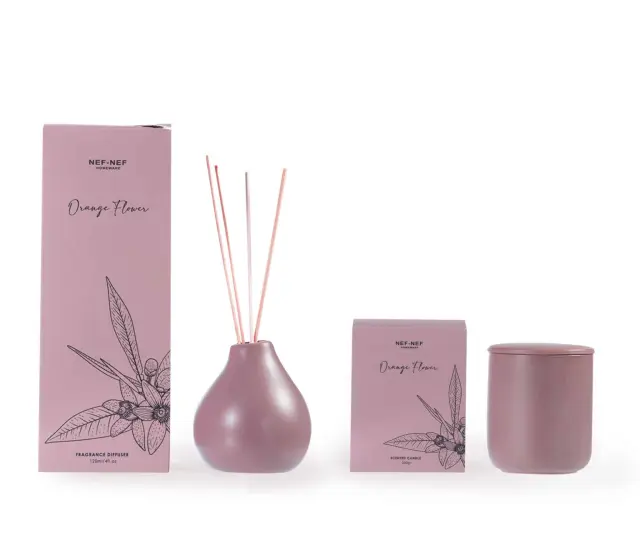 ΑΡΩΜΑΤΙΚΟ ΚΕΡΙ ORANGE FLOWER 200gr NEF NEF 3