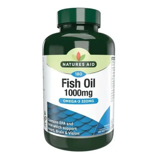 Natures Aid Fish Oil 1000mg 180 κάψουλες