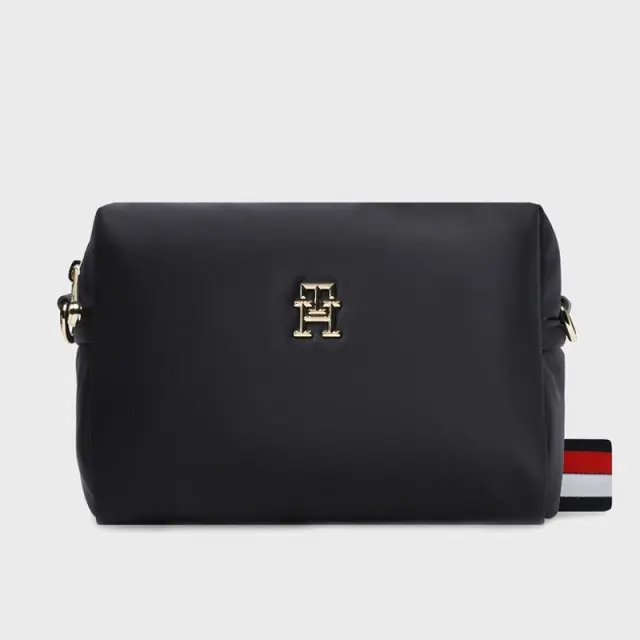Tommy Hilfiger - Γυναικεία Τσάντα Th Flow Lrg Crossover Solid AW0AW14686-DW6 Μπλε