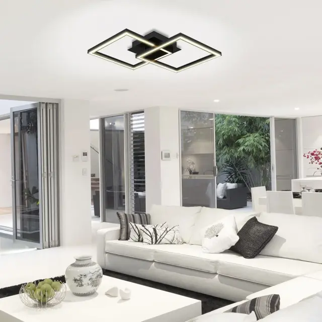 LED Φωτιστικό Οροφής 20Watt SONOMA SQ2 Μαύρο 4000K IP20 VIV005033 3