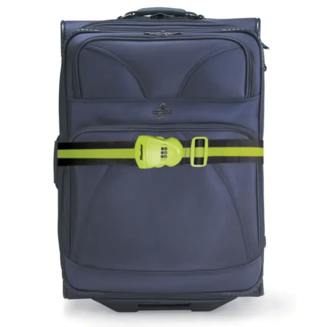 Master Lock 4701EURDGRN - Ιμάντας ασφαλείας αποσκευών με συνδυασμό 3 ψηφίων 2m, πράσινο 2