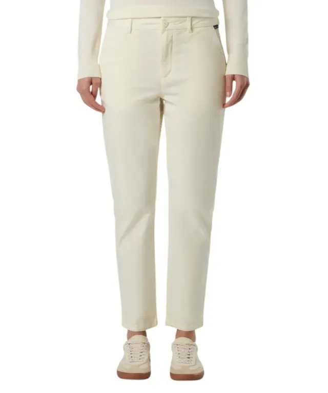 North Sails - Γυναικείο Παντελόνι Stretch Gabardine Chino 074791-000-0105 Λευκό 2