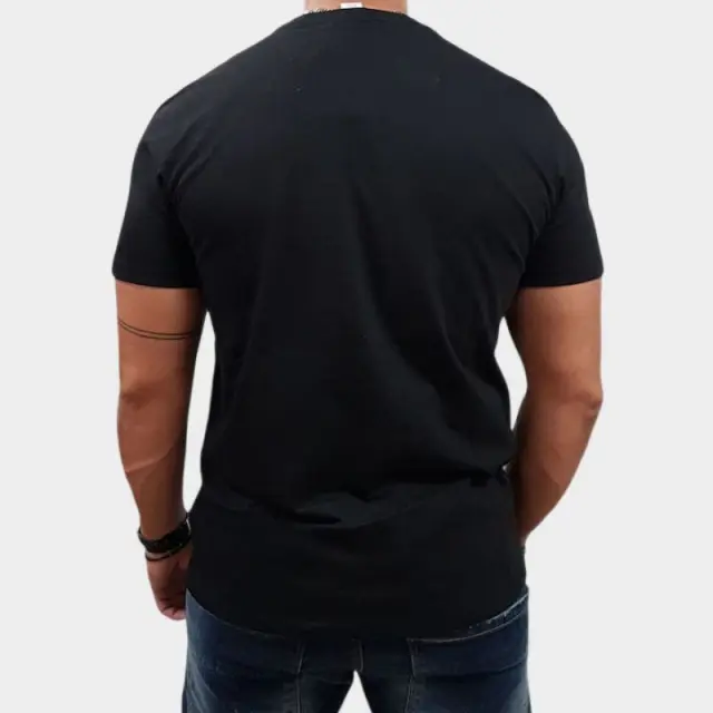 Calvin Klein - Ανδρικό T-shirt Classic Monogram Tee Regular Fit LV04RD254G-UB1 Μαύρο - XL 2