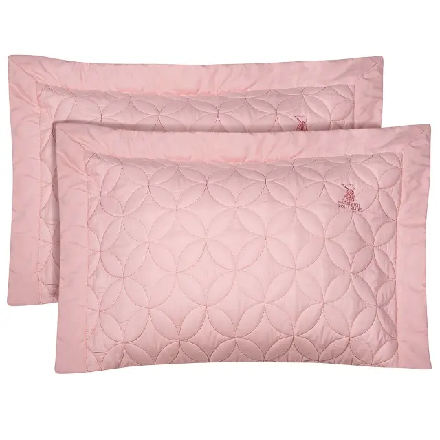 Ζεύγος Μαξιλαροθήκες 50x70+8 Oxford Classic Greenwich Polo Club 2359 Nude 100% Microfiber