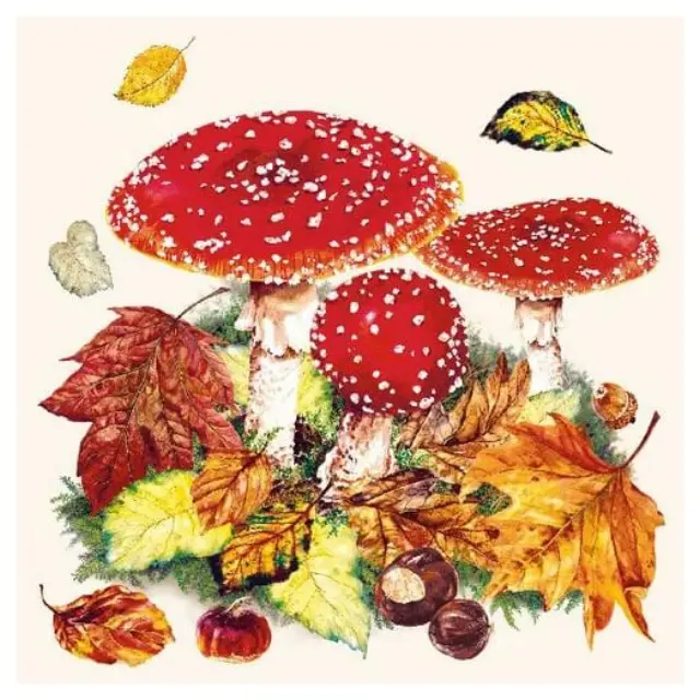 Χαρτοπετσέτα για Decoupage, Fly Agaric, 1 τεμ