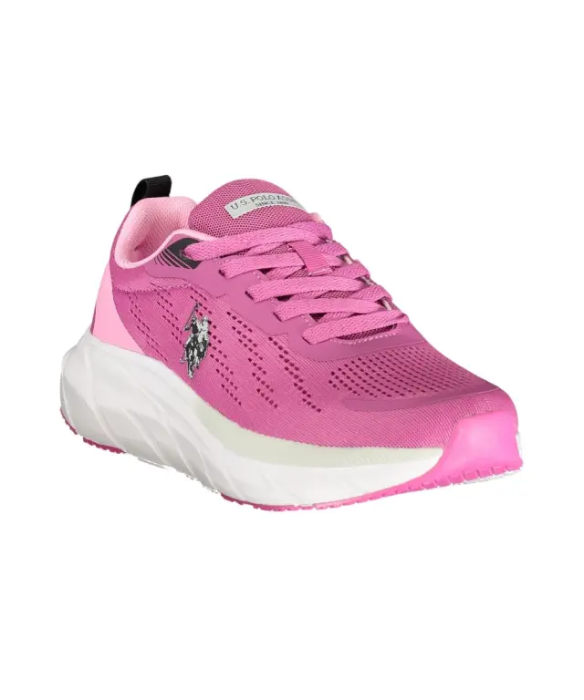 U.S. Polo Assn. - Γυναικεία Sneakers DRAFT002W6T1/FUX-007 Ροζ 2