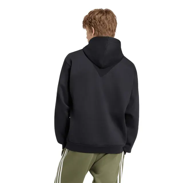 adidas Sportswear Men's 3Stripes Fleece Hoodie Μαύρο KY4165 (adidas Sportswear) 2