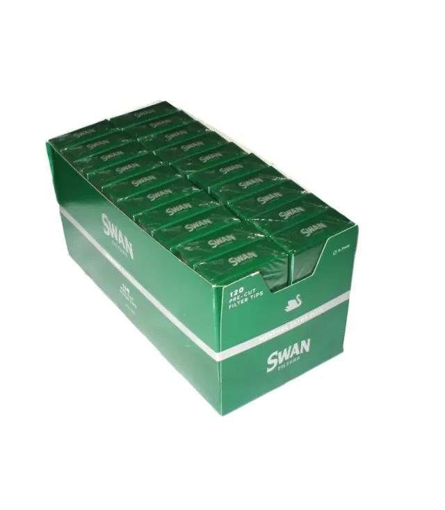 Φιλτράκια SWAN 5.7mm Μέντα Extra Slim Συσκ. 20 τμχ