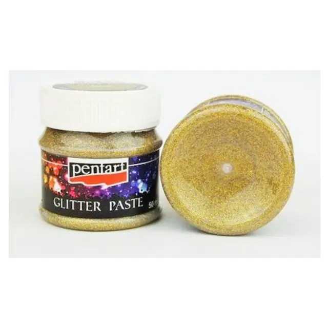 Glitter Paste Pentart 50ml - Gold medium