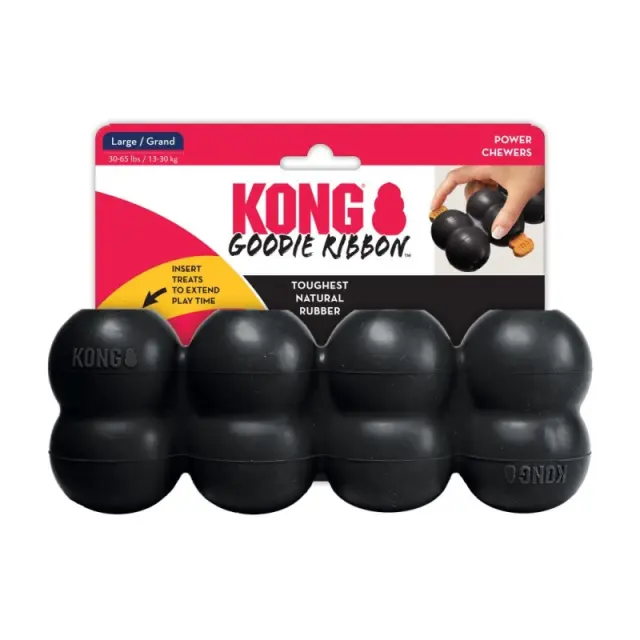 Kong Extreme Goodie Ribbon Μαύρο Large