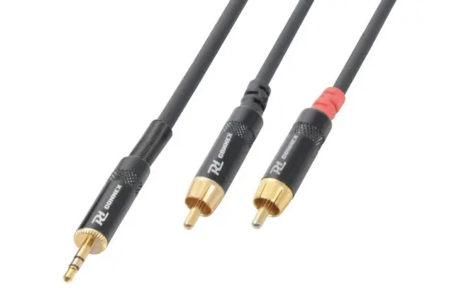 PD CONNEX CX85-1 ΚΑΛΩΔΙΟ ΗΧΟΥ 3.5 ST.-2X RCA M 1.5M