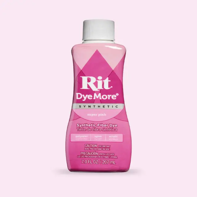 RIT DyeMore Liquid Βαφή Συνθετικών Υλικών – Super Pink 236ml 2