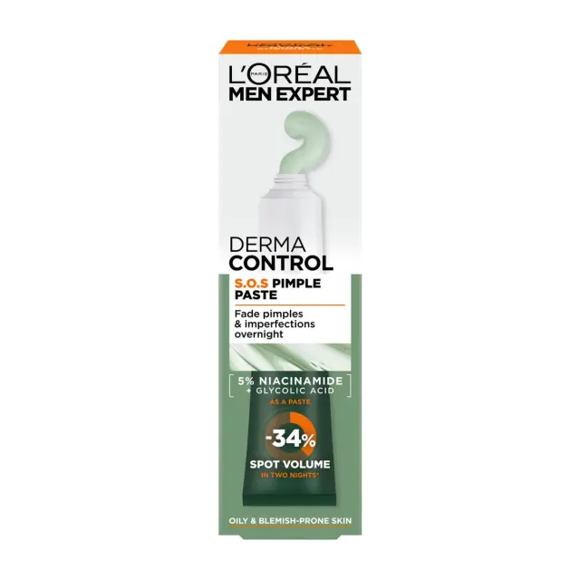 L'Oreal Men Expert Derma Control Paste Πάστα Styling 45ml