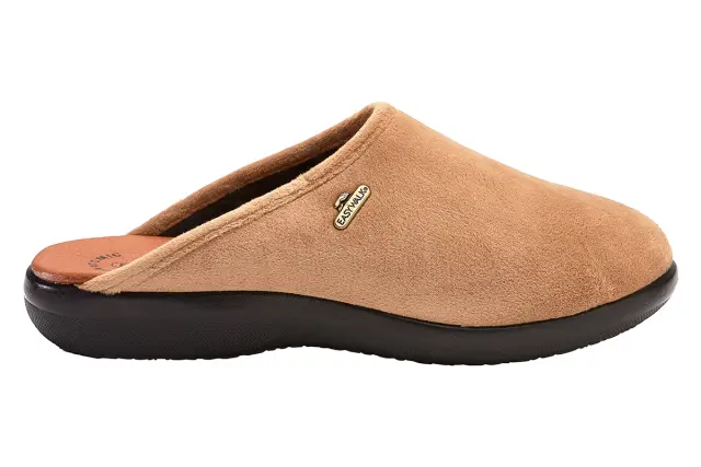Easy Walk Παντόφλες Γυναικείο ύφασμα Μπεζ IGF/1791T CAMMELLO - 37 3