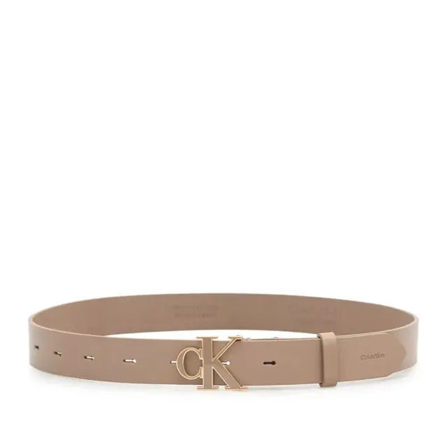 Γυναικεία Δερμάτινη Ζώνη Calvin Klein 3cm LV04F7073G-YYO Τάουπε Πούρο - 100 3
