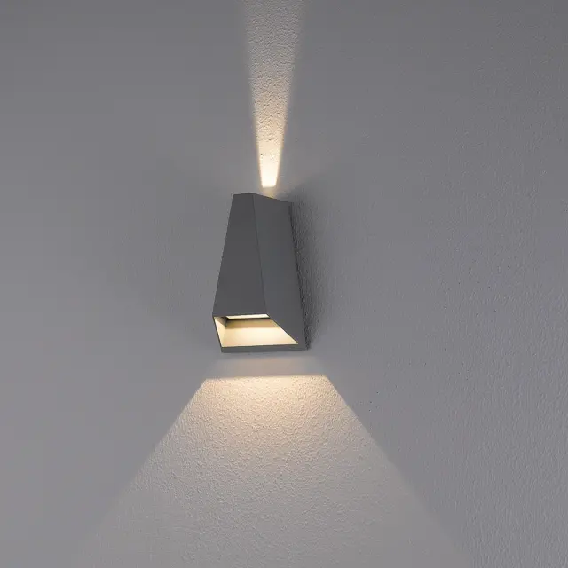 Pada Φωτιστικό Led τοίχου Up/down 8W 3000K IP54 10.9x17.3x6.3cm γκρι Γκρί
