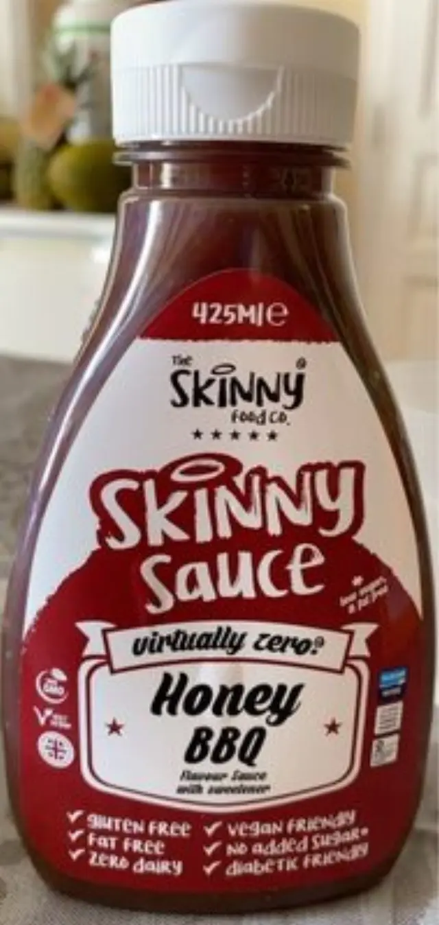 Honey BBQ Sauce Virtually Zero Calorie 425ml The Skinny Food Co