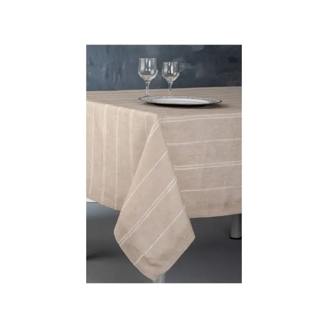 Omega Home Des.202 Τραπεζομάντηλο 170X300 100% Λινό Ιταλίας