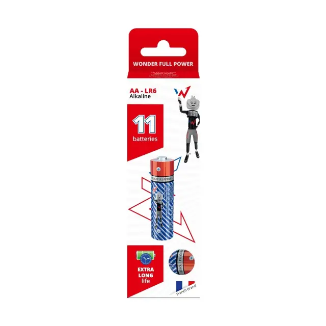 Μπαταρία Αλκαλική Wonder Full Power LR6 size AA 1.5V Τεμ. 11