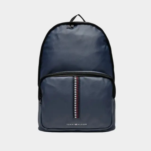 Tommy Hilfiger - Ανδρικό Σακίδιο Th Corp Dome Backpack AM0AM12732-DW6 Μπλε Σκούρο