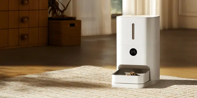 Xiaomi Smart Pet Food Feeder 2 BHR9030EU Έξυπνη Αυτόματη Ταΐστρα Σκύλου + Γάτας 5L με Wi-Fi, Xiaomi Home, LED Οθόνη + Ανοξείδωτο Μπολ