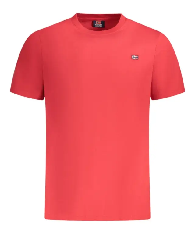 Norway Nautical School - Ανδρικό T-shirt Κοντομάνικο Basic 836010-BITTER Κόκκινο