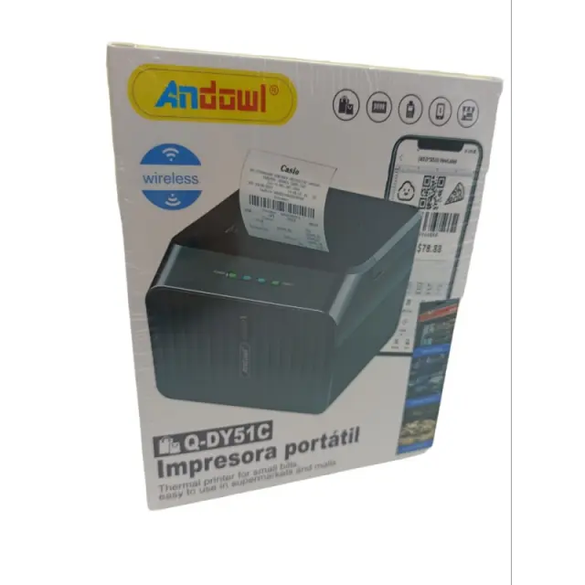 ΦΟΡΗΤΟΣ ΘΕΡΜΙΚΟΣ ΕΚΤΥΠΩΤΗΣ ANDOWL Q-DY51C 2
