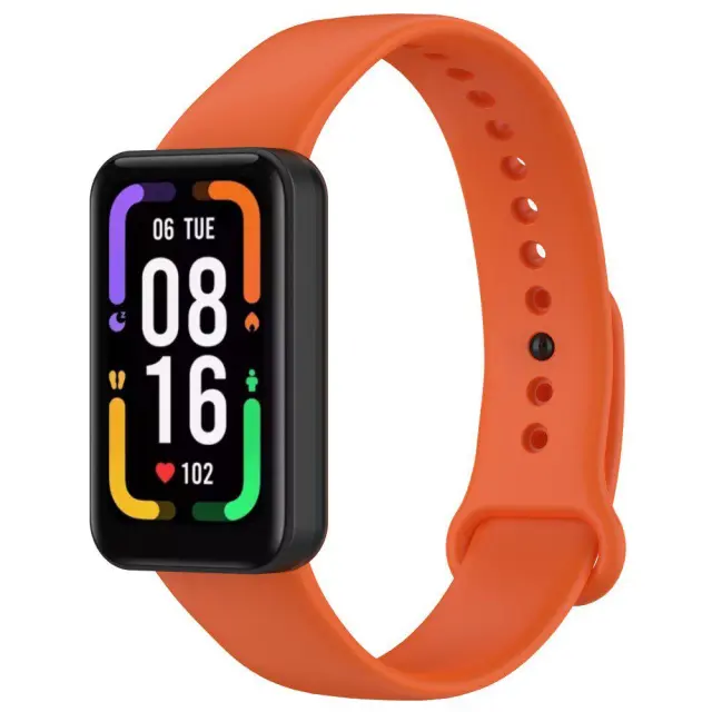 Aνταλλακτικό Λουράκι Σιλικόνης για Xiaomi Smart Band Pro - Πορτοκαλί OEM 2