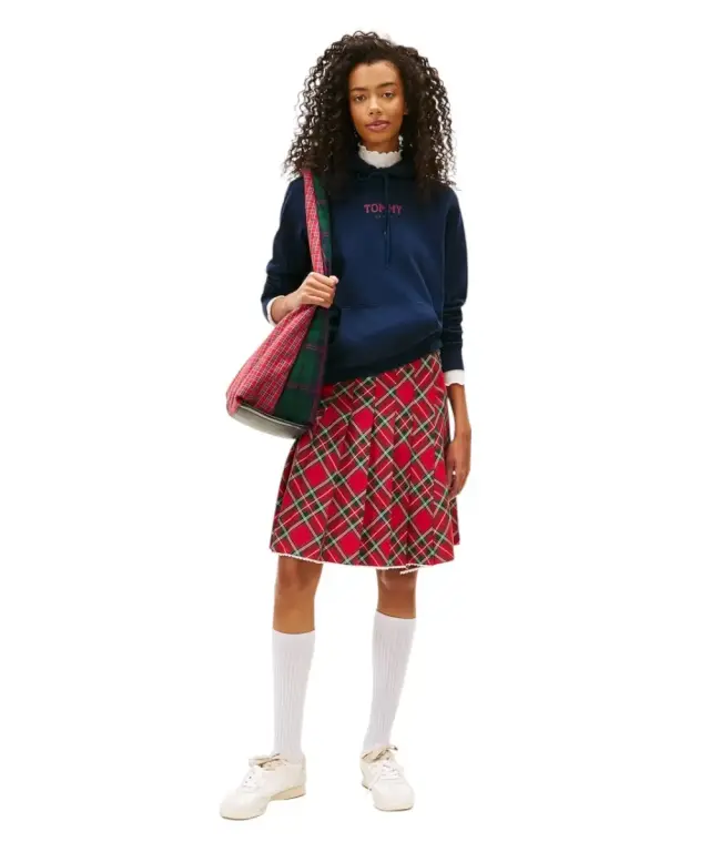 Tommy Hilfiger - Γυναικείο Φούτερ Tjw Essential Logo Regular Fit DW0DW21921-C1G Μπλε Σκούρο 3