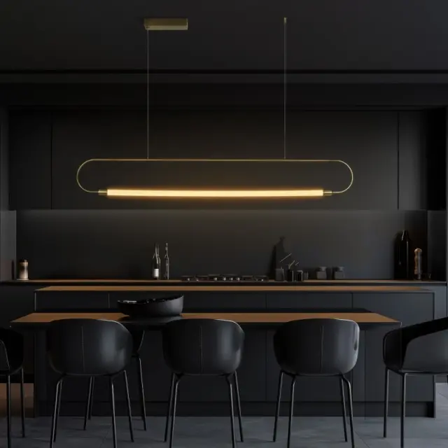 LED Κρεμαστό Φωτιστικό Οροφής GLOW 15Watt CCT με Χειριστήριο σε Χρυσό Πλατίνα και Λευκό Νήμα KLV-101-0177