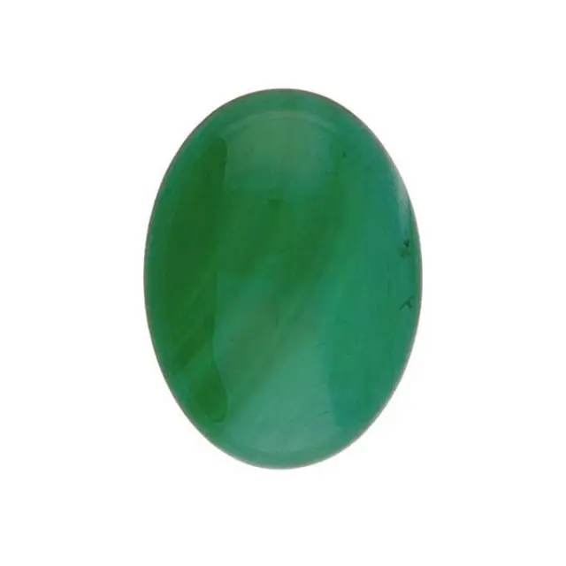 Καμπουσόν Αχάτης Sea Green - Οβάλ 13x18mm - 2τεμ