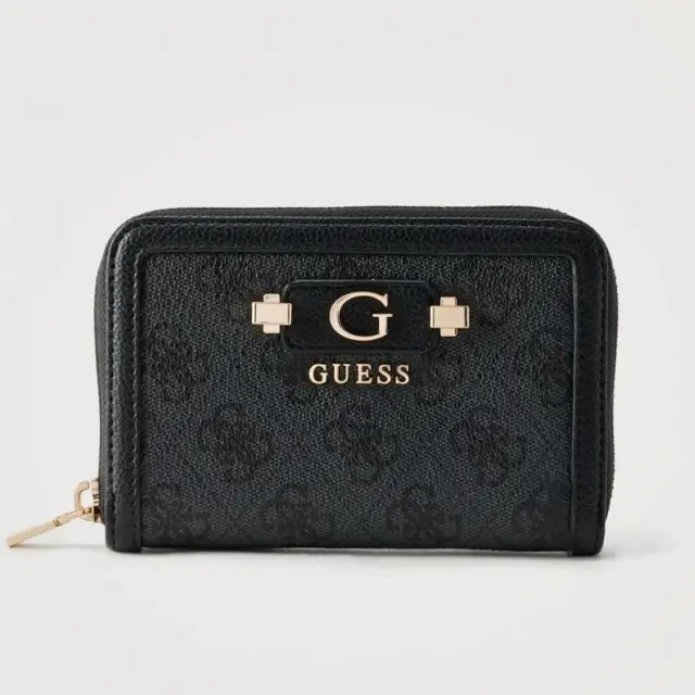 Guess - Γυναικείο Πορτοφόλι Lindsey Zip Around SWSG9749140-CLO Μαύρο