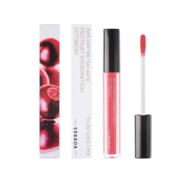 Korres Morello Voluminous Lipgloss, No 42 Peachy Coral, Ενυδατικό Lip Gloss Xειλιών 4ml