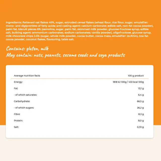 Cerbona Milk Chocolate-Biscuit Granola 2