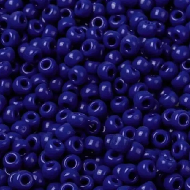 Χάντρα Miyuki Round Rocailles 6/0 - 414 - Opaque Cobalt ~10gr