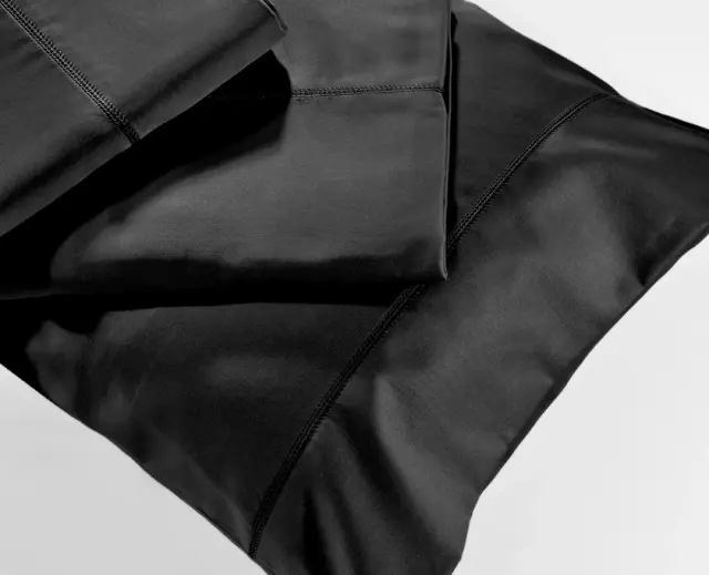 Σετ σεντόνια μονόχρωμα βαμβακοσατέν 250/10 Black Υπέρδιπλο σετ 245x270