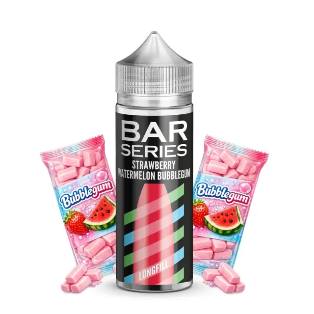 Strawberry Watermelon Bubblegum 10ml (120ml) - Bar Series Flavorshots