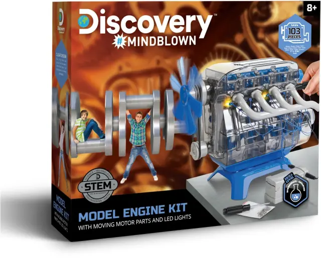 Discovery Diy Kit Engine With Motor & Lights 103Τμχ