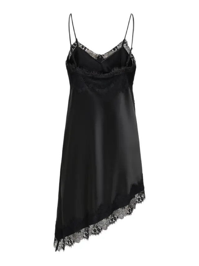 Only ONLINDONA γυναικείο σατέν lingerie φόρεμα με δαντέλα 15382051-1 2