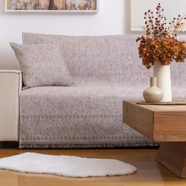 Ριχτάρι Σενίλ Διθέσιο Terra Σπαγγί 180 x 250 cm Σπαγγί 180 x 250 cm 2