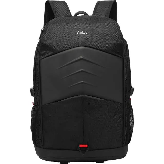 Τσάντα Yenkee YBB 1503 15.6" 22L με 2 Θήκες Αποθήκευσης και Υδροφοβική Ενισχυμένη Κατασκευή για Προστασία των Συσκευών (48x32x16 cm) Μαύρη