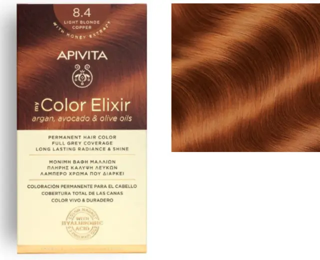 Apivita My Color Elixir with Honey Extract 8.4 Ξανθό Ανοιχτό Χάλκινο 125ml