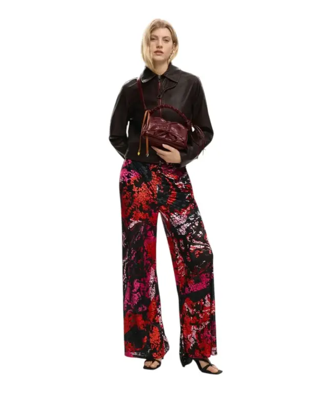Desigual - Γυναικεία Τσάντα Ώμου Rodio Naron Mini 26SAXP91-3032 Βυσσινί 2