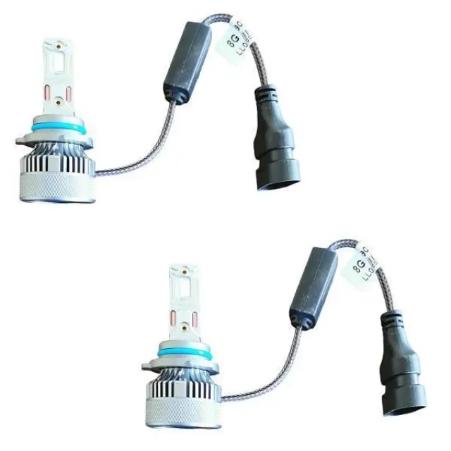 Σετ Λάμπες LED 9006 αυτοκινήτου 2 όψεων 2τμχ 8G 80W 6000K 8000LM HW-0299-9006