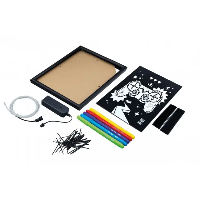 Buki France DIY Φωτεινό Κάδρο Neon Gamepad (7+ ετών) FK016 2