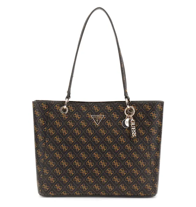 Τσάντα GUESS Noelle Tote HWQG9672250 Καφέ