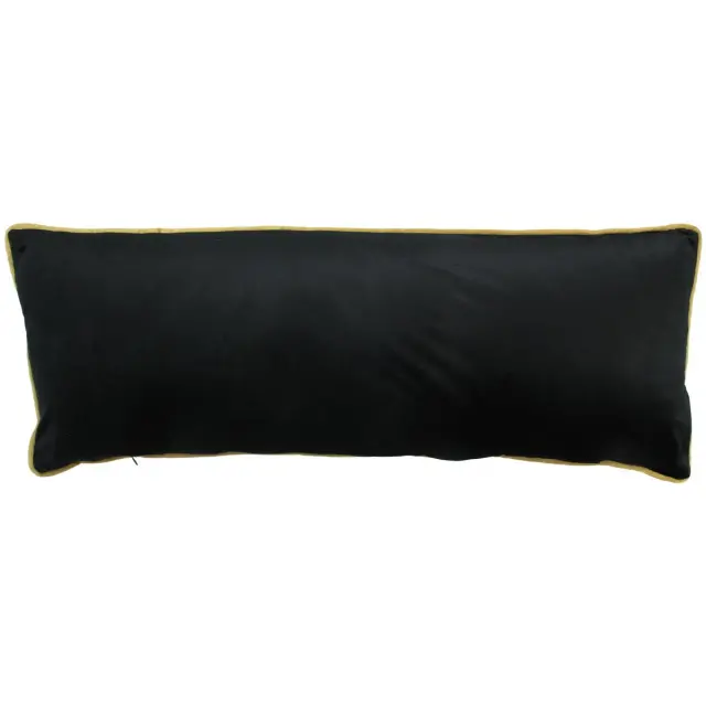 Μαξιλάρι First Class Μαύρο Βελούδο 30x80cm 2
