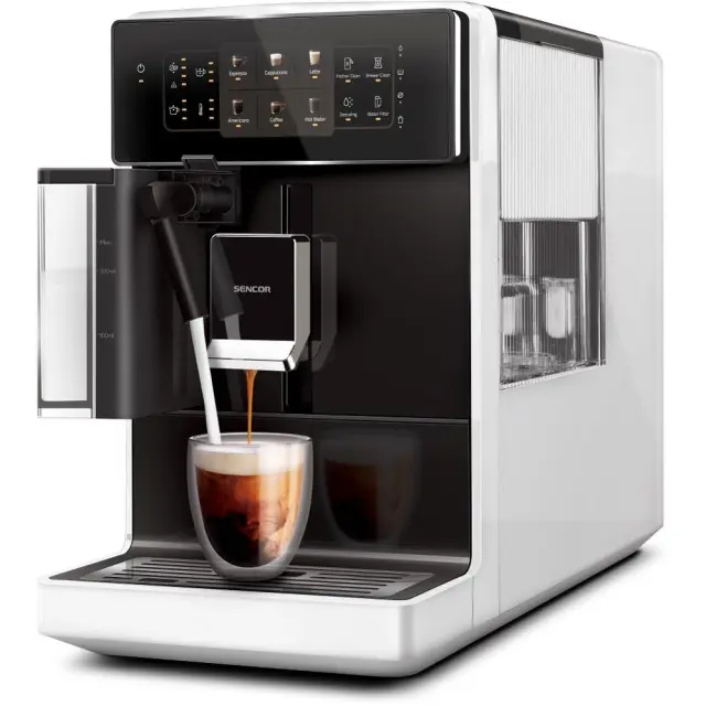 Μηχανή Espresso Sencor SES 9301WH 19Bar με LED Πάνελ Λειτουργίας Λευκή